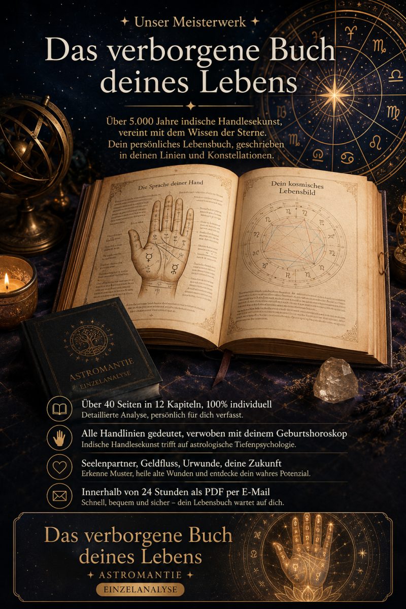 O Livro Oculto da Sua Vida - Análise Individual de Astromantie